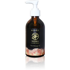 
            
                Load image into Gallery viewer, Rose Massage Oil (250ml) - Nebu Living Gold
            
        
