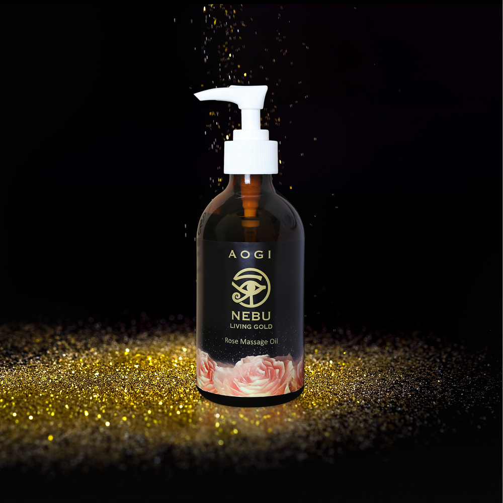 Rose Massage Oil (250ml) - Nebu Living Gold